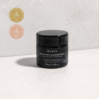 Mukti - Gentle Melt Cleansing Balm 95g - The Bare Theory