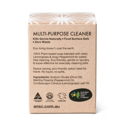 Multi-Purpose Cleaner Soap 200g | Australian Natural - The Bare Theory