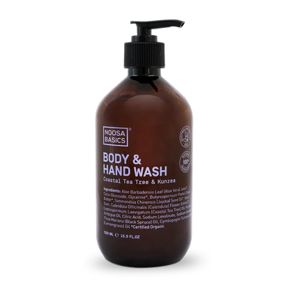 Noosa Basics - Body & Hand Wash - Coastal Tea Tree & Kunzea - The Bare Theory