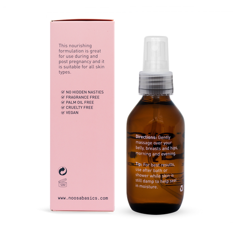 Noosa Basics - Stretch Mark Body Oil - 100ml - The Bare Theory