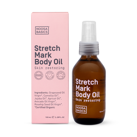 Noosa Basics - Stretch Mark Body Oil - 100ml - The Bare Theory