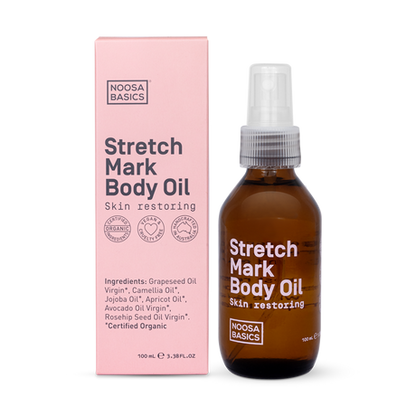 Noosa Basics - Stretch Mark Body Oil - 100ml - The Bare Theory