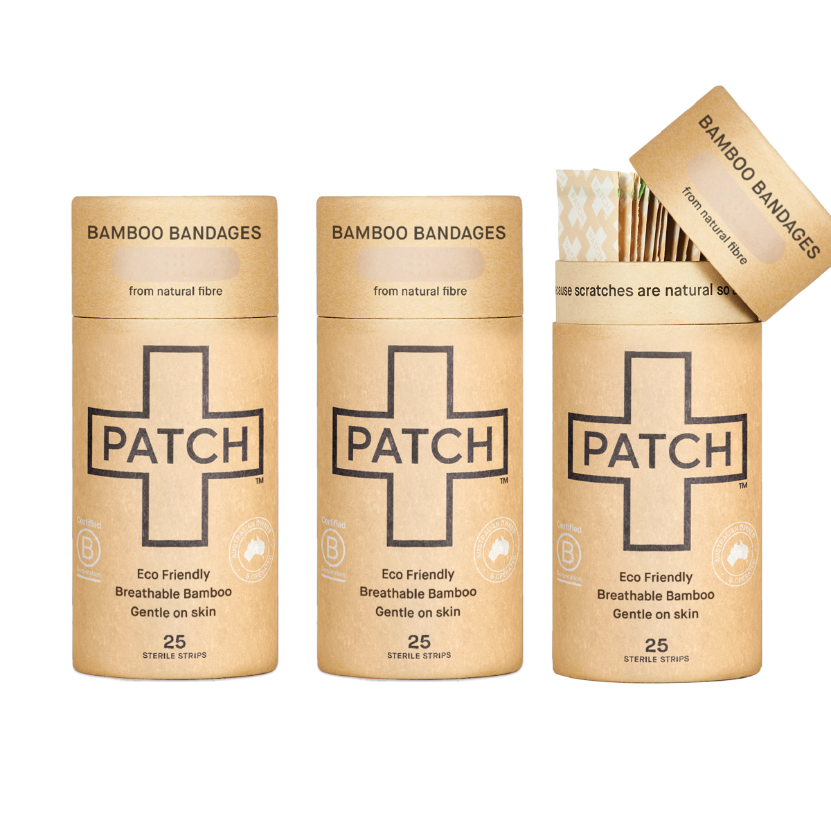 PATCH Adhesive Bandages Natural - The Bare Theory