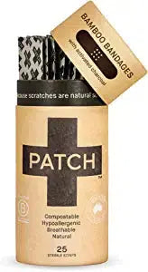 Patch Bandages - Activated Charcoal (Bites + Splinters) - The Bare Theory