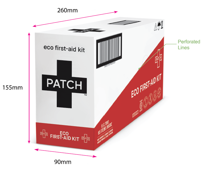 Patch Bandages - Eco First-Aid Kit - The Bare Theory