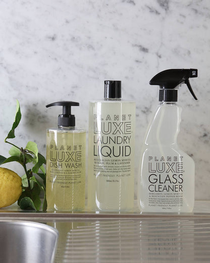 Planet Luxe - Glass Cleaner // Bergamot Blend 500mL - The Bare Theory