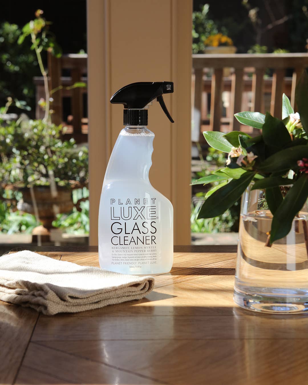 Planet Luxe - Glass Cleaner // Bergamot Blend 500mL - The Bare Theory