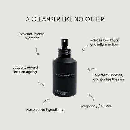 Sabbia Co - Nourishing Cream Cleanser | 120ml - The Bare Theory