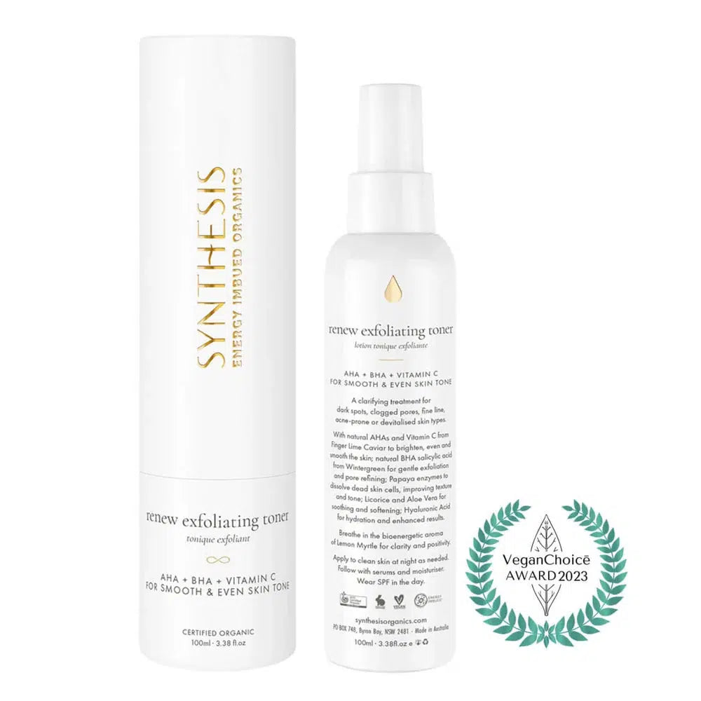 Synthesis - Renew Exfoliating Toner - The Bare Theory