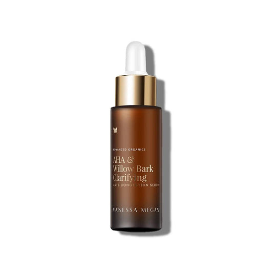 Vanessa Megan - AHA & Willow Bark Clarifying | Anti-Congestion Serum - The Bare Theory