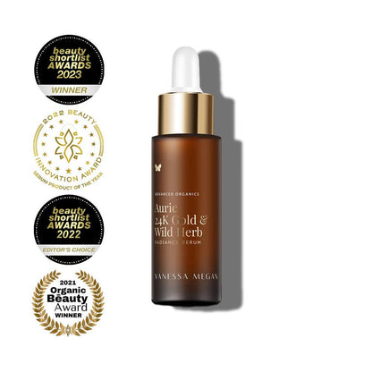 Vanessa Megan - Auric 24K Gold & Wild Herb | Radiance Serum - The Bare Theory