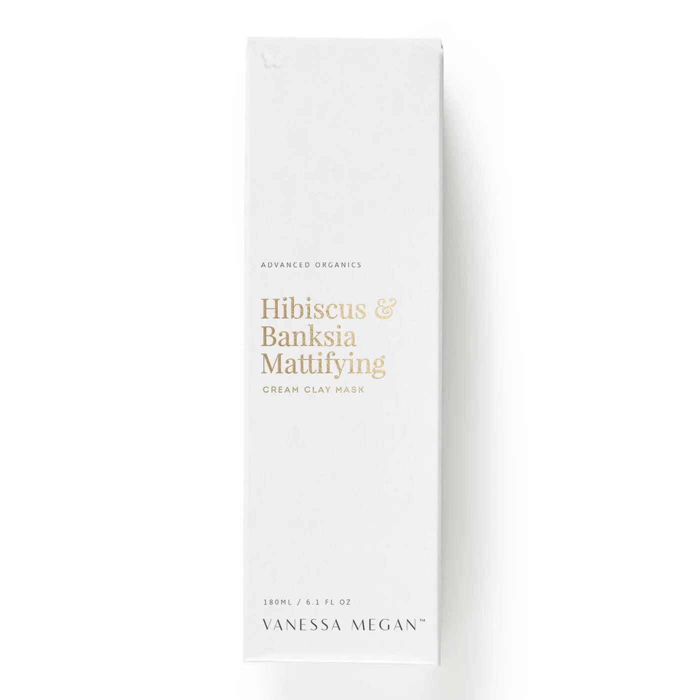 Vanessa Megan - Hibiscus & Banksia Mattifying | Cream Clay Mask - The Bare Theory