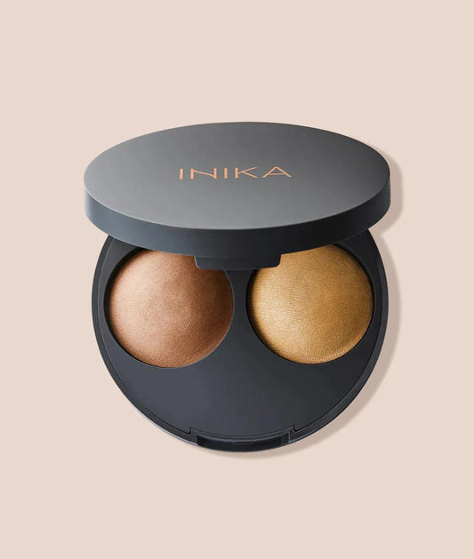 INIKA - Baked Contour Duo - Almond - The Bare Theory